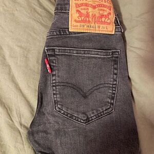 ✨ 3/$20 Levi's Men's Slim Straight Jeans in Black-Grey Wash